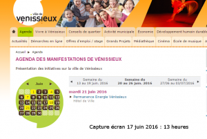 Agenda _ Ville _ Vénissieux - Ville juin2016