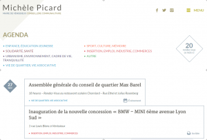 Agenda inauguration – Michèle Picard