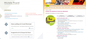 Agenda resque Michèle Picard
