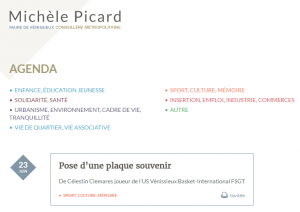Agenda – Michèle Picard -