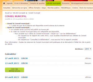 Conseil municipal Activité municipale Ville Vénissieux Ville de Vénissieux