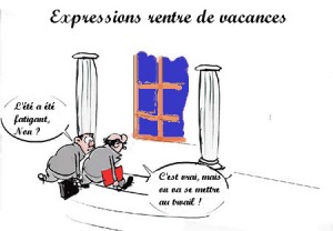 Expression rentre de vacances
