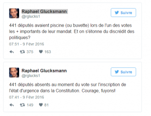 L'absentéisme de nombreux députés