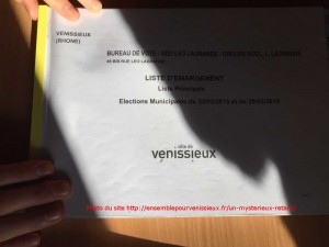 Liste émargement
