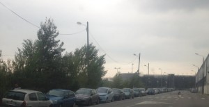Parc relais sature gare de Venissieux