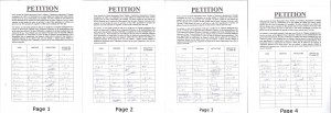 petition page