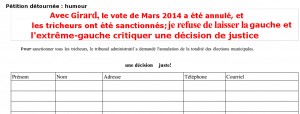 petition picard election 2